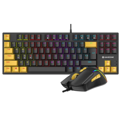 Zestaw klawiatura mechaniczna + mysz Tracer Gamezone Hornet87 USB