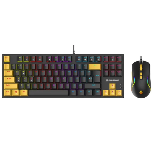 Zestaw klawiatura mechaniczna + mysz Tracer Gamezone Hornet87 USB