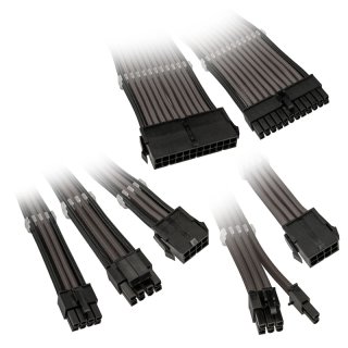 Zestaw przedłużaczy Kolink Core Adept Braided Cable Extension Kit - Gunmetal