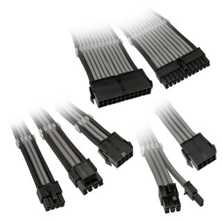 Zestaw przedłużaczy Kolink Core Adept Braided Cable Extension Kit - Gray