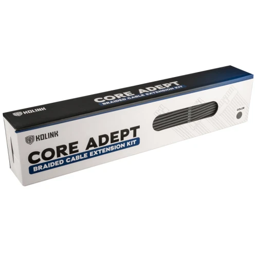 Zestaw przedłużaczy Kolink Core Adept Braided Cable Extension Kit - Gray