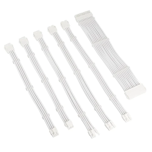 Zestaw przedłużaczy Kolink Core Adept Braided Cable Extension Kit - White